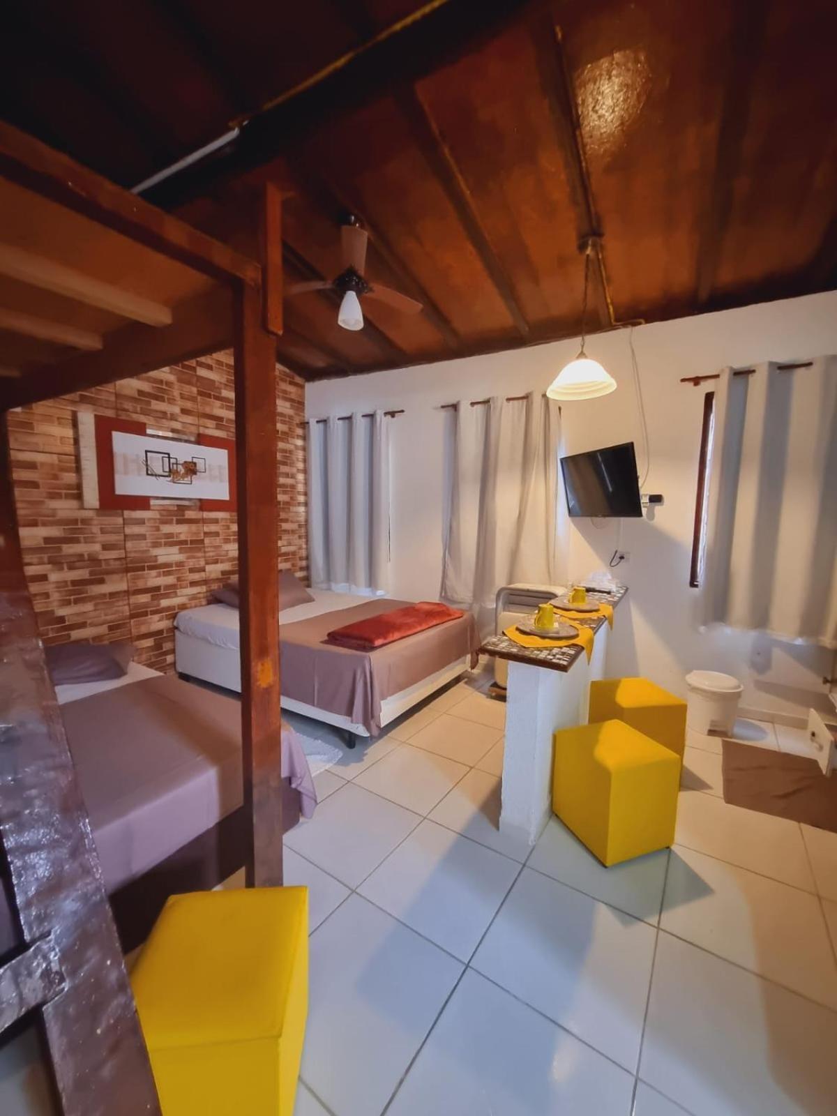 Pousada Recanto Dos Mares-Chales E Suites-Proximo Do Sesc Bertioga-Sp Luaran gambar